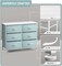 Sorbus 6 Drawers Dresser- Storage Unit with Steel Frame, Wood Top, Fabric Bins - for Bedroom, Closet, Office and more